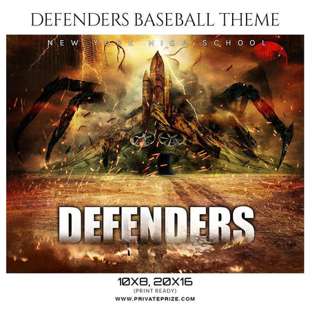 Defenders  Baseball - Sports Theme Sports Photography Template - PrivatePrize - Photography Templates