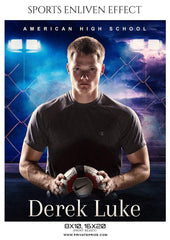 Derek Luke - Soccer Sports Enliven Effects Photography Template
