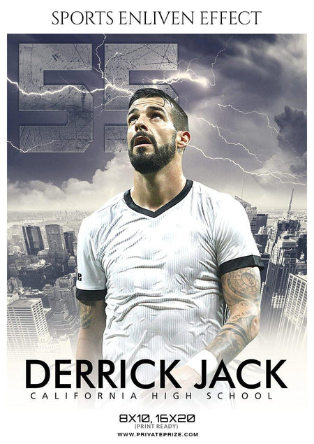 Derrick jack - Soccer Sports Enliven Effect Photography Template - PrivatePrize - Photography Templates