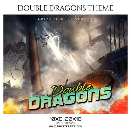 Double Dragon - Basketball - Theme Sports Photography Template - PrivatePrize - Photography Templates