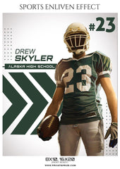 Drew Skyler - Football Sports Enliven Effect Photography Template
