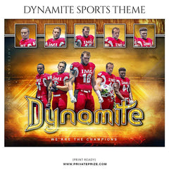 Dynamite - Football Themed Sports Photography Template