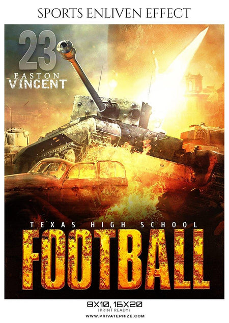 Easton Vincent - Football Sports Enliven Effects Photography Template - PrivatePrize - Photography Templates