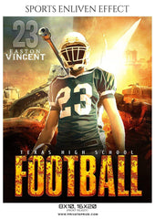Easton Vincent - Football Sports Enliven Effects Photography Template