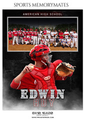 EDWIN-ROY-BASEBALL- SPORTS MEMORY MATE