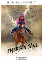 Emerson Saul - Rodeo Sports Enliven Effects Photography Template