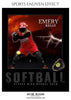 EMERY KELLY-SOFTBALL- ENLIVEN EFFECT - Photography Photoshop Template