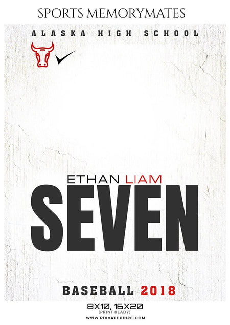 Ethan Liam - Baseball Memory Mate Photography Template - PrivatePrize - Photography Templates