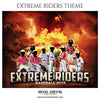 Extreme Riders - Baseball Themed Sports Photography Template
