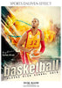 Easton Micah - Basketball Sports Enliven Effect Photography Template - PrivatePrize - Photography Templates