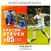 Easton Steven - Soccer Memory Mate Photoshop Template - PrivatePrize - Photography Templates