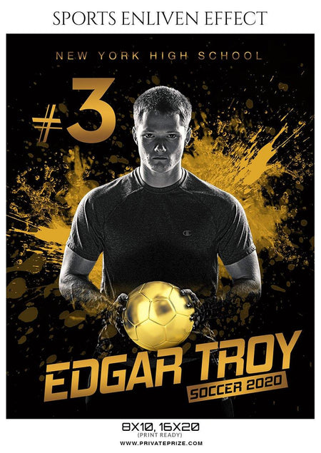 Edgar Troy - Soccer Sports Enliven Effect Photography Template - PrivatePrize - Photography Templates