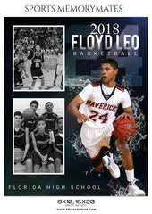 FLOYD LEO BASKETBALL- SPORTS MEMORY MATE