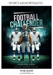 Football Challenger - Sports Memory Mates Photography Templates