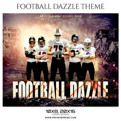 Football Dazzle - Themed Sports Photography Template