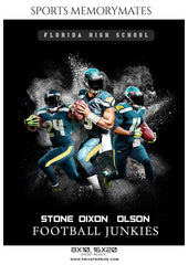 Football Junkies -  Sports Memory Mates Photography Template