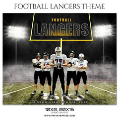 Lancers - Football Themed Sports Photography Template
