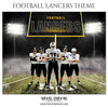 Lancers - Football Themed Sports Photography Template - PrivatePrize - Photography Templates