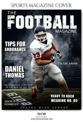 Football Sports Photography Magazine Cover