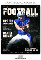 Football Sports Photography Magazine Cover