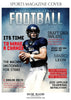 Football Sports Magazine Cover Photography Templates - PrivatePrize - Photography Templates