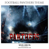 Panthers - Football Themed Sports Photography Template - Photography Photoshop Template