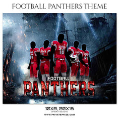 Panthers - Football Themed Sports Photography Template
