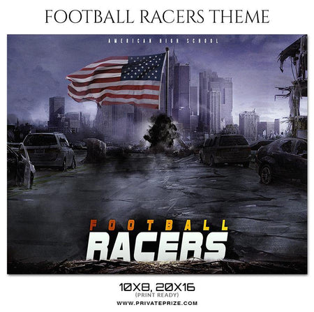 Football Racers - Themed Sports Photography Template - PrivatePrize - Photography Templates