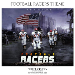 Football Racers - Themed Sports Photography Template
