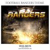 Football Rangers - Themed Sports Photography Template - Photography Photoshop Template