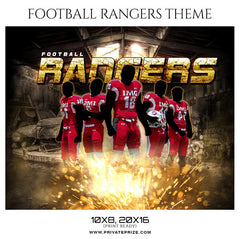 Football Rangers - Themed Sports Photography Template