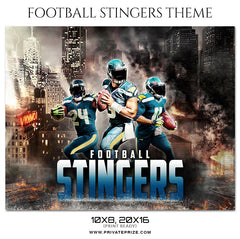 Stingers - Football Themed Sports Photography Template