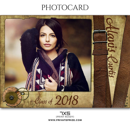 ALANIS CURTIS - PHOTO CARD - Photography Photoshop Template