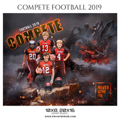 Compete Football 2019 - Themed Sports Photography Template