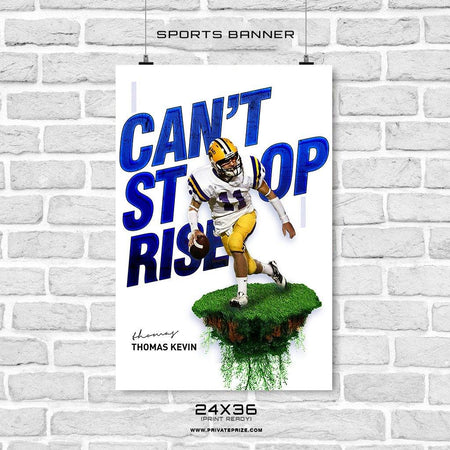 Football - Sports Banner Photoshop Template - PrivatePrize - Photography Templates