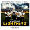 Football Lightning - Themed Sports Photography Template - PrivatePrize - Photography Templates