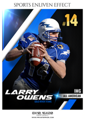 Larry Owens - Football Sports Enliven Effect Photography Template
