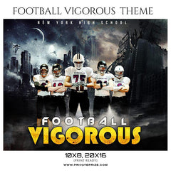 Football Vigorous - Themed Sports Photography Template