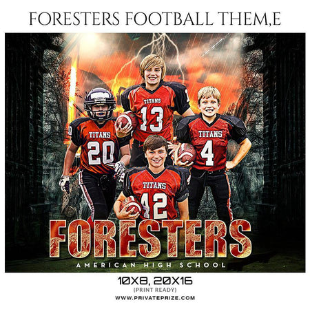 Foresters - Football Sports Photography Template - PrivatePrize - Photography Templates