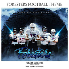 Foresters - Football  Themed Sports Photography Template