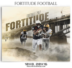 Fortitude Football Themed Sports Photography Template