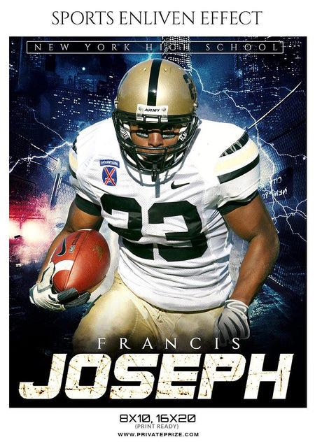 Francis Joseph - Football Sports Enliven Effect Photography Template - PrivatePrize - Photography Templates
