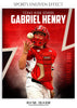 GABRIEL HENRY-BASEBALL - SPORTS ENLIVEN EFFECT - Photography Photoshop Template
