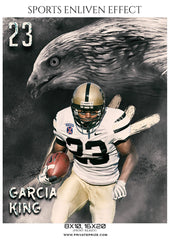 Garcia King - Football Sports Enliven Effects Photography Template