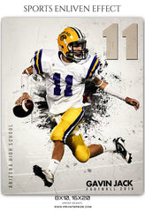 Gavin Jack- Football Sports Enliven Effect Photography Template