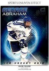 George Abraham - Ice Hockey Sports Enliven Effects Photography Template
