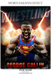 George Collin - Wrestling Sports Enliven Effects Photography Template