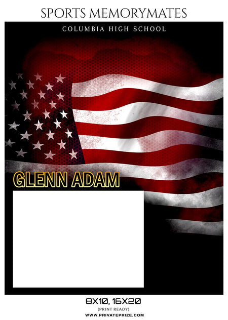 GLENN ADAM-BASKETBALL MEMORY MATE - Photography Photoshop Template