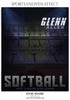 Glenn Allen Softball Sports Photography- Enliven Effects - Photography Photoshop Template