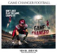 Game-Changer-Football Themed Sports Photography Template